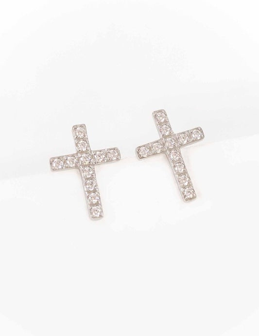 Cross Stud Earrings Earrings