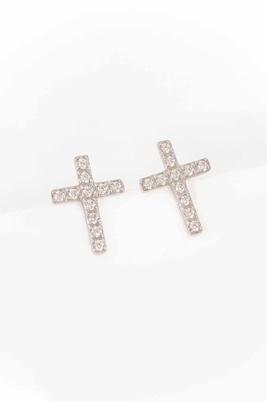 Cross Stud Earrings Earrings