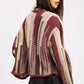 Color Mix Cardigan Top - DAVERRI FASHIONS