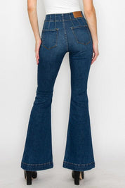 PLUS SIZE - HIGH RISE MODERN FLARE JEANS