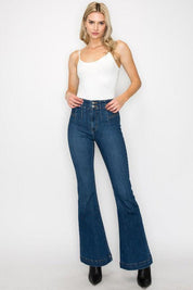 PLUS SIZE - HIGH RISE MODERN FLARE JEANS