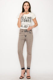 HIGH RISE STRETCH SKINNY JEANS