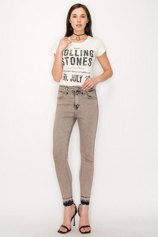 HIGH RISE STRETCH SKINNY JEANS