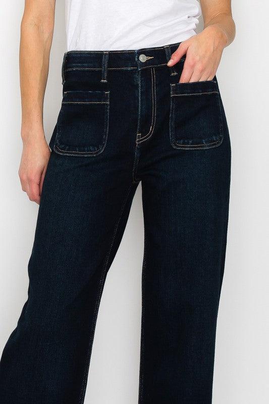 Plus Size High Rise Modern Wide Jeans Jeans
