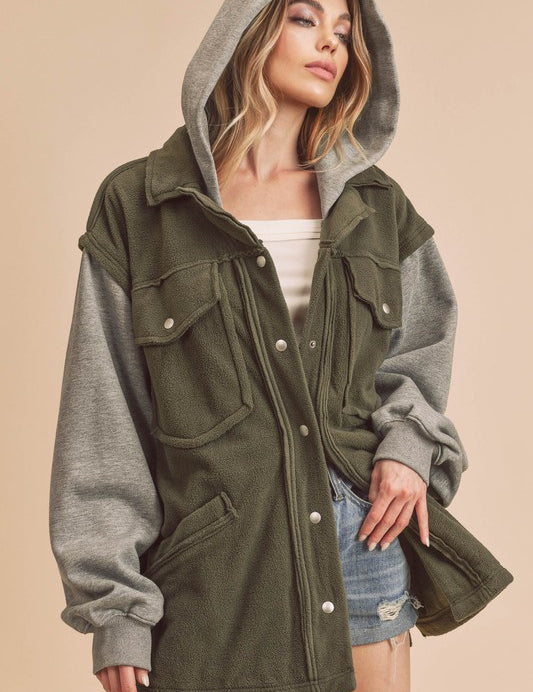 OLIVE GRAY S Irene Jacket | Jackets Daverri Fashions