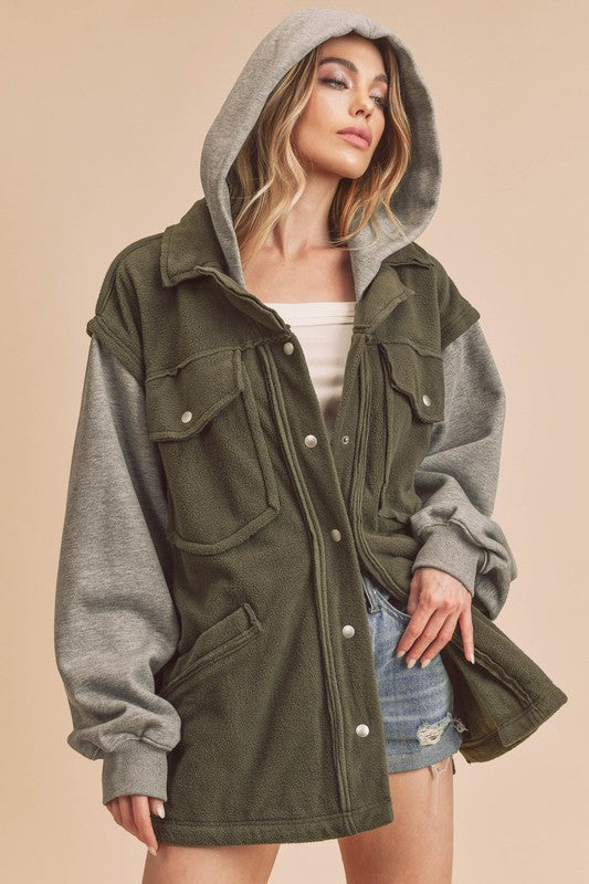 Irene Jacket OLIVE GRAY S Jackets