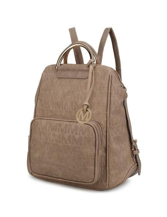 MKF Collection Torra Backpack Taupe One Size Backpack