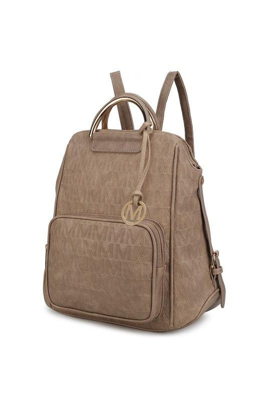 MKF Collection Torra Backpack Taupe One Size Backpack