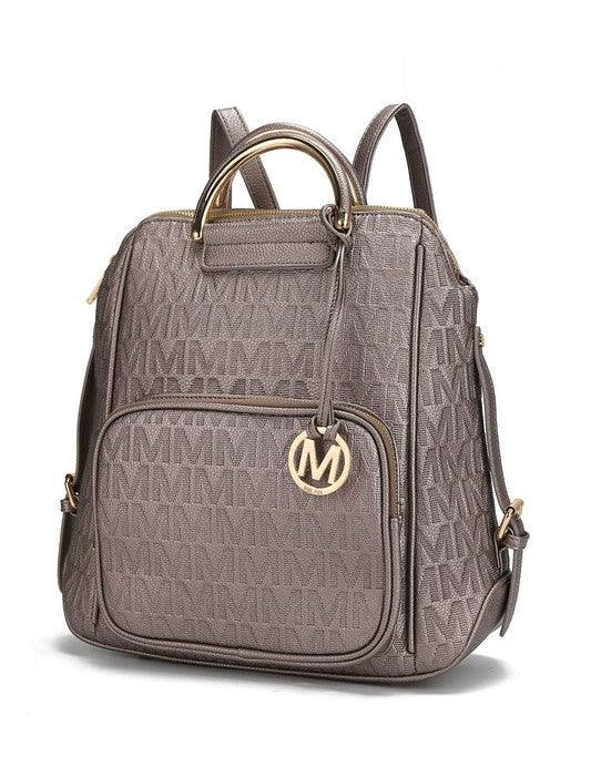 MKF Collection Torra Backpack Pewter One Size Backpack