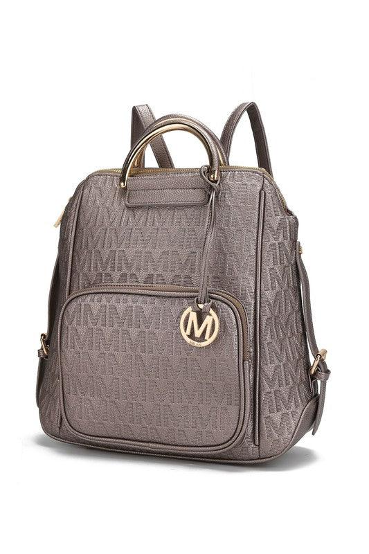 MKF Collection Torra Backpack Pewter One Size Backpack