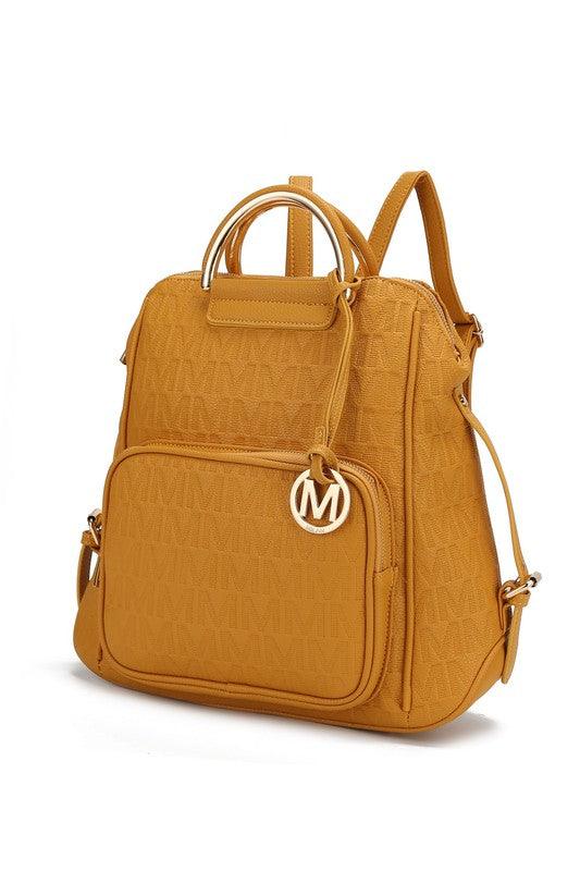 MKF Collection Torra Backpack Mustard One Size Backpack