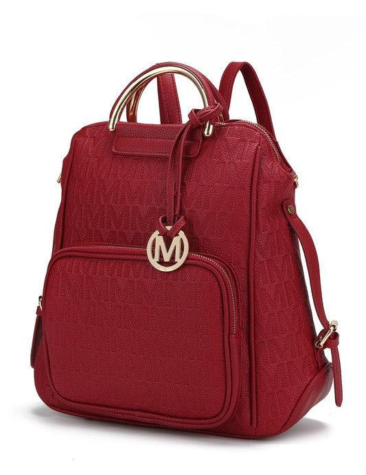 MKF Collection Torra Backpack Red One Size Backpack