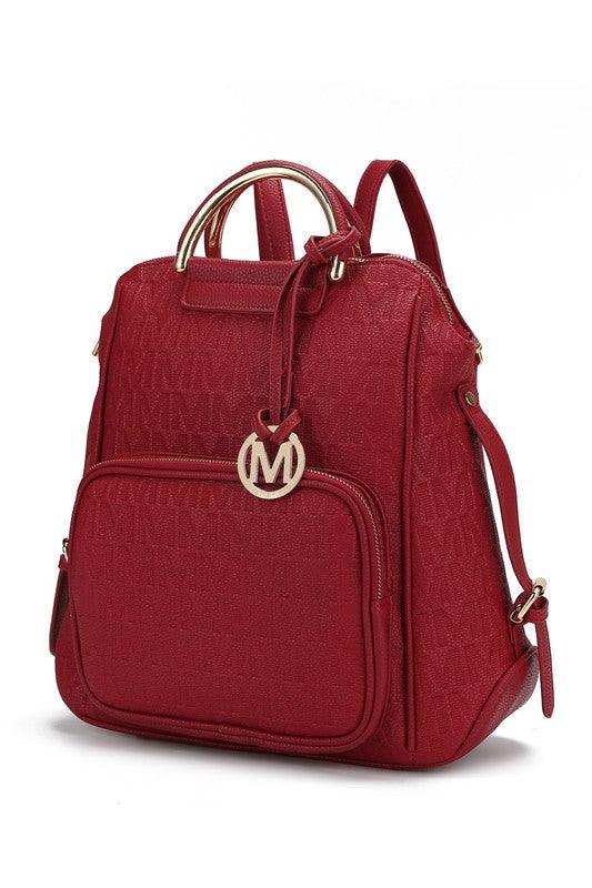 MKF Collection Torra Backpack Red One Size Backpack