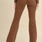Women’s Butterysoft Yoga Flare High Waisted Pants in brown stretchy fabric