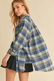 Jocia Plaid Flannel Shirt | Daverri Fashions