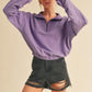 Jamila Half Zip Pullover Sweatshirts