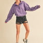 Jamila Half Zip Pullover LILAC Sweatshirts