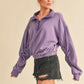 Jamila Half Zip Pullover Sweatshirts