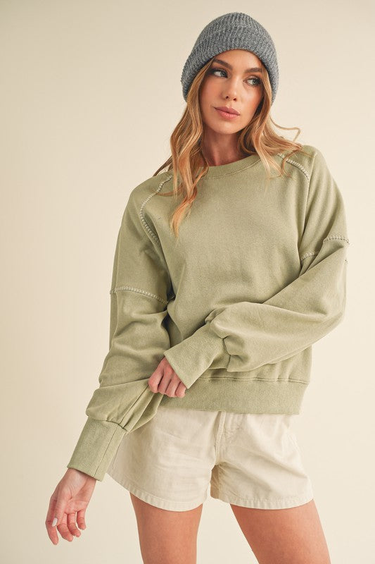 Marelle Sweatshirt SAGE S