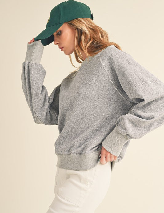 HEATHER GRAY S Marelle Sweatshirt | Sweatshirts Daverri Fashions