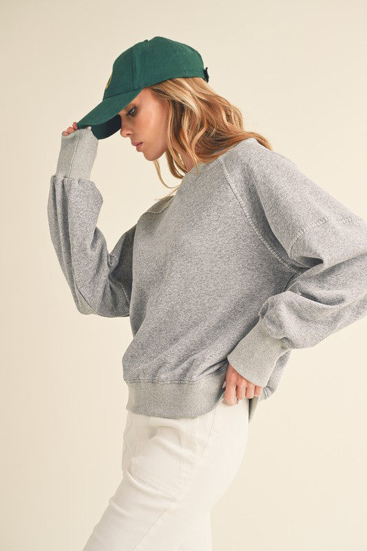 Marelle Sweatshirt HEATHER GRAY S