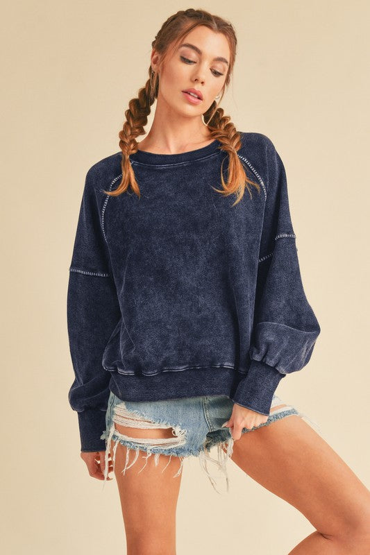 Marelle Sweatshirt NAVY S