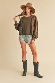 Jaclyn Sweatshirt | Sweatshirts Daverri Fashions