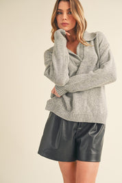 HEATHER GRAY S Hatty Sweater | Sweaters Daverri Fashions
