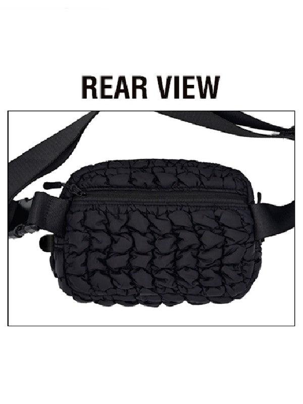 CC Quilted Puffer Belt Fanny Bag Handbags