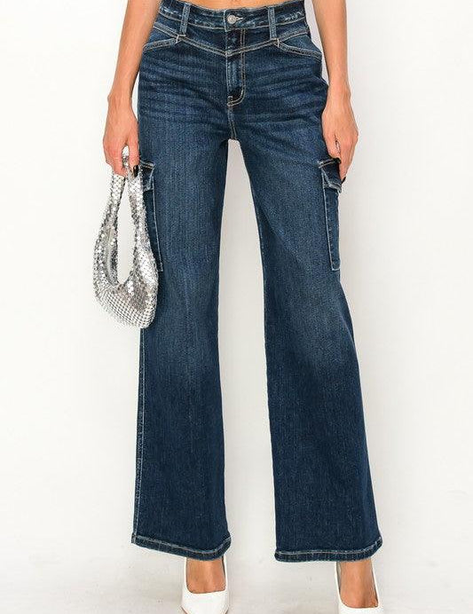 High Rise Wide Jeans