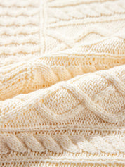 Cable Knit Dolman Sweater Vest | Sweater Vests Daverri Fashions
