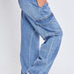 YMI Jeanswear High-Rise Straight Cargo Jeans Cargo Jeans