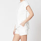 Bamboo Linen Shorts Set Outfit sets