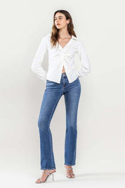 Low Rise Slim Bootcut Jeans Jeans