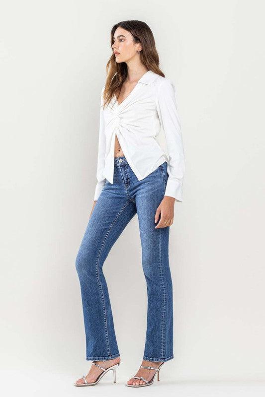 Low Rise Slim Bootcut Jeans Jeans