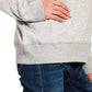 Zenana Fleece Half Zip Sweatshirt Grey - DAVERRI FASHIONS
