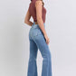 Judy Blue Full Size Raw Hem High Rise Bootcut Jeans Jeans