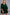 Umgee Sequin Detail Tiered Back Half Sleeve Shirt Hunter Green
