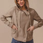 BiBi Textured Woven Rider Jacket - DAVERRI FASHIONS