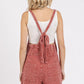 Mittoshop Textured Knotted Wide Strap Overalls Shortalls