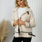 Pocketed Button Down Collared Neck Jacket - DAVERRI FASHIONS
