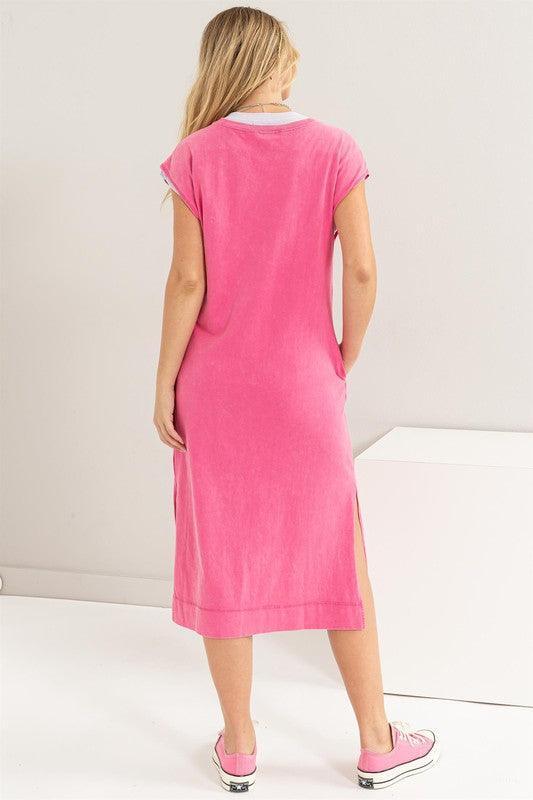 Casual Comfy Sleeveless Midi Dress Mid Dresses