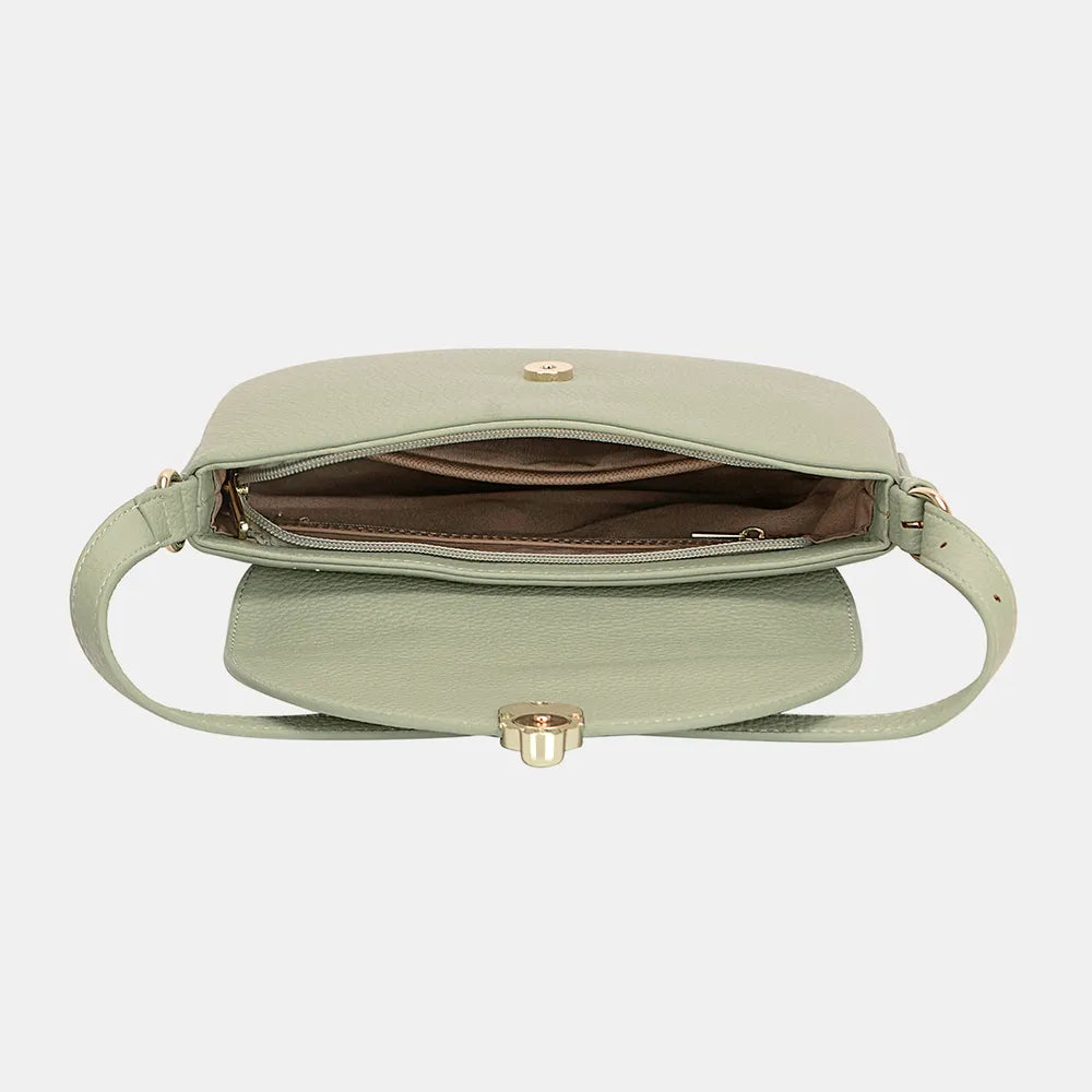David Jones Metal Buckle Shoulder Bag Handbags