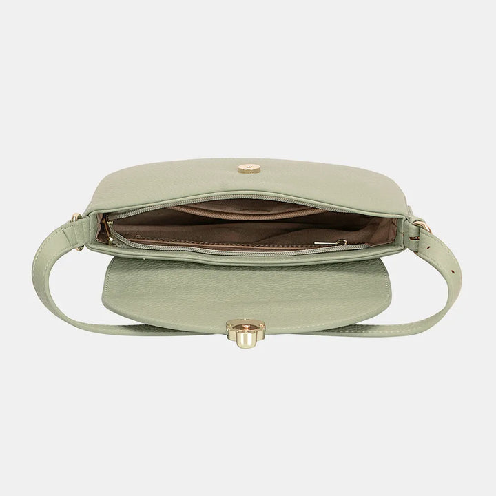 David Jones Metal Buckle Shoulder Bag Handbags