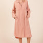 Mittoshop Button Down Long Sleeve Shirt Dress - DAVERRI FASHIONS