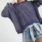 Umgee Mineral Wash French Terry Sweatshirt Sweatshirts