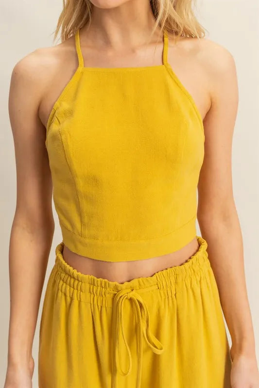 HYFVE Crop Top and Cargo Pants Set Outfit Sets