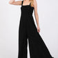 SAGE+FIG Smocked Flowy Wide Leg Jumpsuit