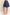 ADORA Elastic Waist Wide Leg Denim Shorts Denim Shorts
