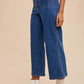 Annie Wear Button Fly High Waist Jeans - DAVERRI FASHIONS